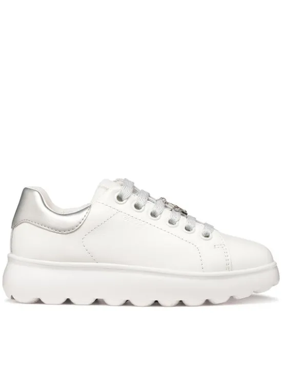 Geox Sneakersy J Puffypop Girl J65MRA 00085 C0007 S Biały