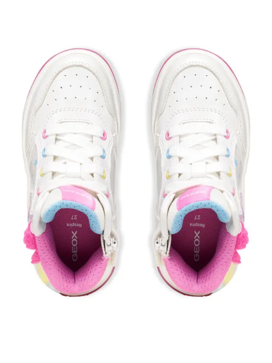 Geox Sneakersy J Sketlite Girl J66NWA 0NFKN C0653 M Biały