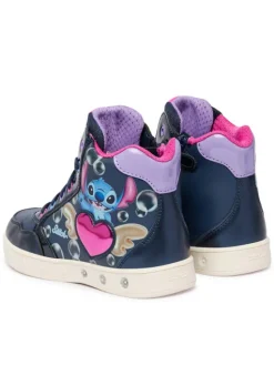 Geox Sneakersy J Skylin Girl J668WE 054AJ C4268 D Granatowy