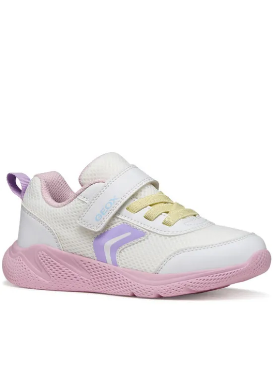 Geox Sneakersy J Sprintye Girl J36FWB 01454 C0406 D Biały