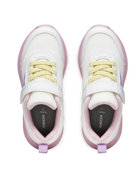 Geox Sneakersy J Sprintye Girl J36FWB 01454 C0406 D Biały