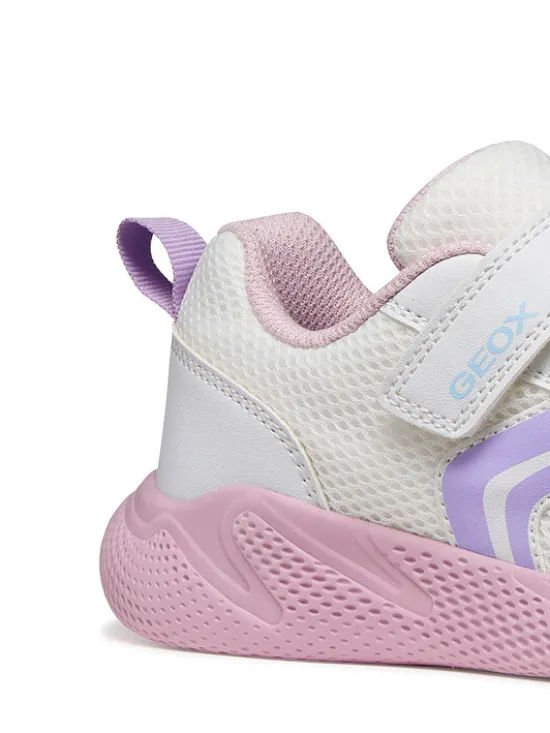 Geox Sneakersy J Sprintye Girl J36FWB 01454 C0406 D Biały