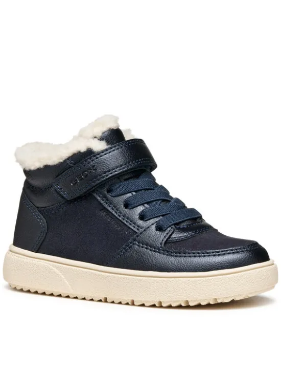 Geox Sneakersy J Theleven B Ab J56HTA 077BC C4021 M Granatowy