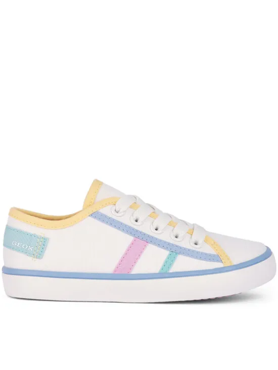 Geox Tenisówki J Gisli Girl J454NF 00010 C1372 S Biały