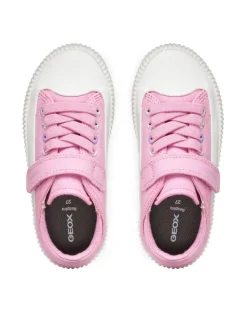 Geox Trampki J Tippeste Girl J65N3A 00010 C8006 S Różowy