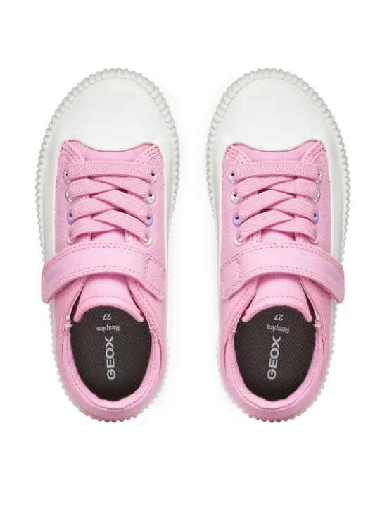 Geox Trampki J Tippeste Girl J65N3A 00010 C8006 S Różowy