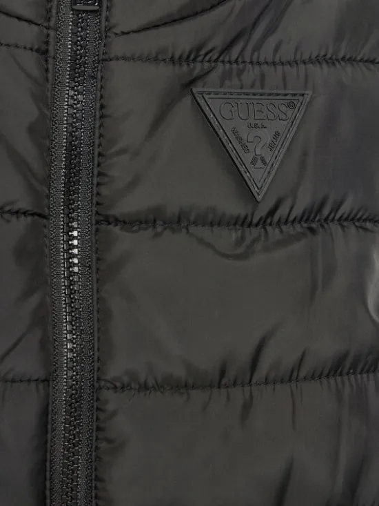 Guess Bezrękawnik H4YT01 WCFM0 Czarny Regular Fit