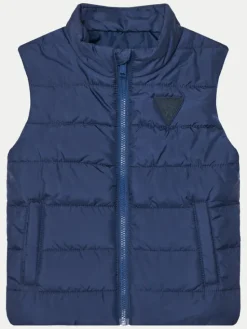 Guess Bezrękawnik H4YT01 WCFM0 Granatowy Regular Fit