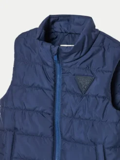Guess Bezrękawnik H4YT01 WCFM0 Granatowy Regular Fit