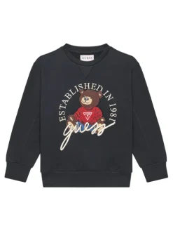 Guess Bluza H5YJ00 KAX74 Czarny Oversize