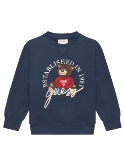 Guess Bluza H5YJ00 KAX74 Granatowy Oversize