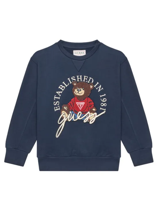 Guess Bluza H5YJ00 KAX74 Granatowy Oversize