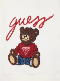 Guess Bluza H5YT00 KAX74 Biały Regular Fit