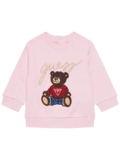 Guess Bluza H5YT00 KAX74 Różowy Regular Fit