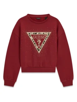 Guess Bluza J6BQ07 K6093 Bordowy Regular Fit