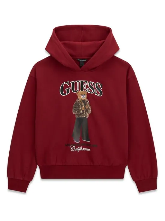 Guess Bluza J6BQ03 K6086 Bordowy Regular Fit