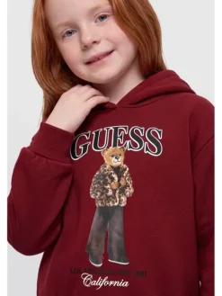 Guess Bluza J6BQ03 K6086 Bordowy Regular Fit