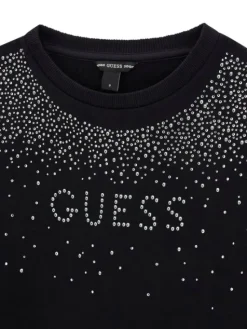 Guess Bluza J6BQ02 K6084 Czarny Relaxed Fit