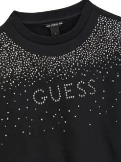 Guess Bluza J6BQ02 K6084 Czarny Relaxed Fit