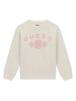 Guess Bluza J6BQ17 K7270 Kremowy Relaxed Fit