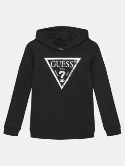 Guess Bluza J83Q14 KAUG0 Czarny Regular Fit