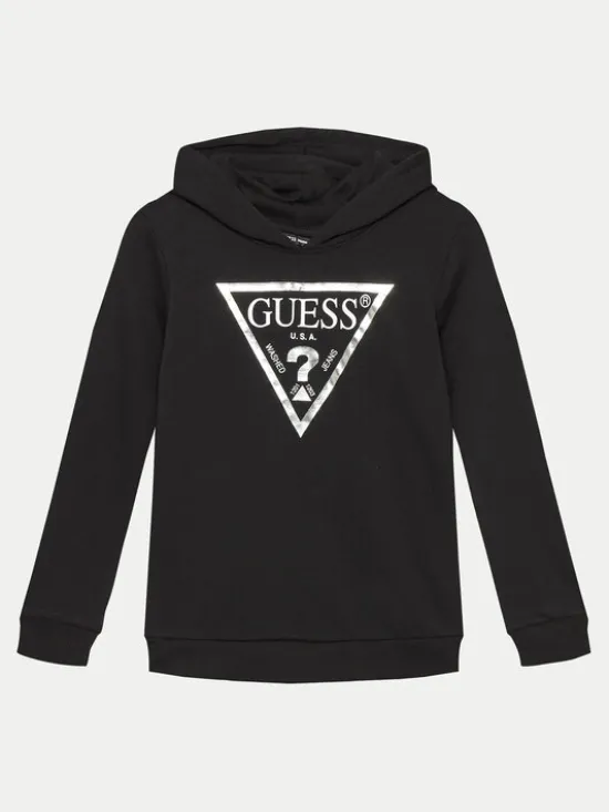 Guess Bluza J83Q14 KAUG0 Czarny Regular Fit