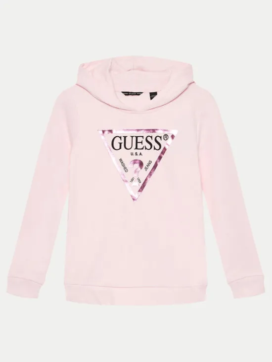 Guess Bluza J83Q14 KAUG0 Różowy Regular Fit