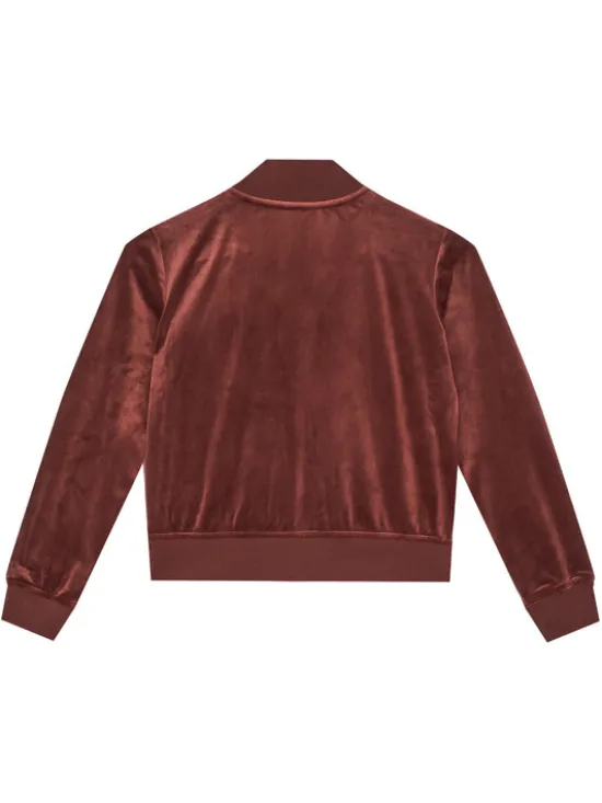 Guess Bluza J4RQ22 K0232 Bordowy Relaxed Fit
