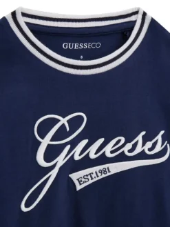 Guess Bluza J6YI30 K3765 Granatowy Regular Fit