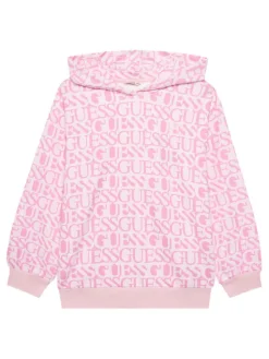 Guess Bluza J5YQ02 KAD74 Różowy Oversize