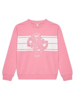 Guess Bluza J5YQ01 KA6R4 Różowy Regular Fit