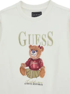 Guess Bluza K5BQ00 KAX74 Écru Regular Fit
