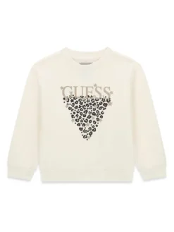 Guess Bluza K6BQ01 K5893 Biały Regular Fit