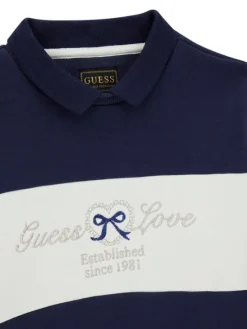 Guess Bluza K6BQ05 K5901 Granatowy Regular Fit