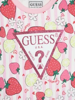 Guess Bluza K6GQ00 KA6R4 Różowy Regular Fit