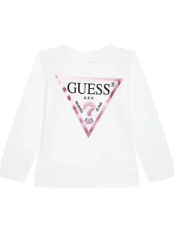 Guess Bluza K74Q12 KAUG0 Biały Regular Fit