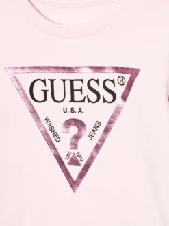Guess Bluza K74Q12 KAUG0 Różowy Regular Fit