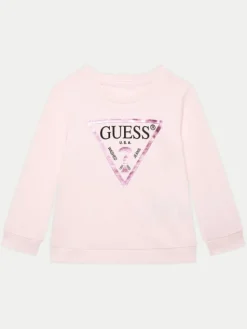 Guess Bluza K74Q12 KAUG0 Różowy Regular Fit