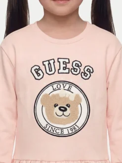 Guess Bluza K6YK02 K3831 Różowy jasny Regular Fit