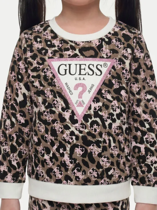 Guess Bluza K6YQ04 K3845 Czarny Regular Fit