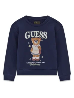 Guess Bluza K6YQ05 K4422 Granatowy Regular Fit