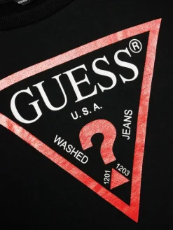 Guess Bluza L73Q09 KAUG0 Czarny Regular Fit