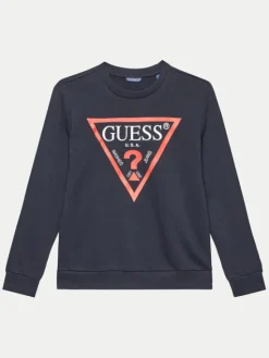 Guess Bluza L73Q09 KAUG0 Granatowy Regular Fit