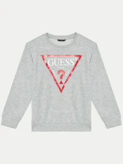 Guess Bluza L73Q09 KAUG0 Szary Regular Fit