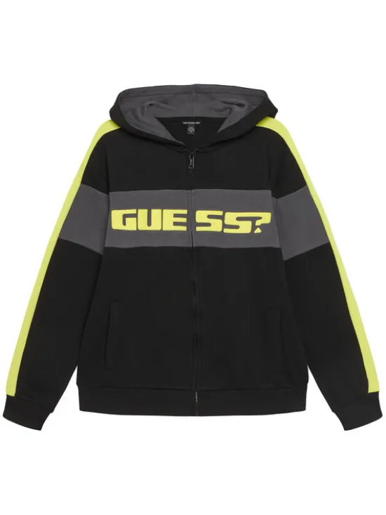 Guess Bluza L6RQ04 KA6R4 Czarny Regular Fit