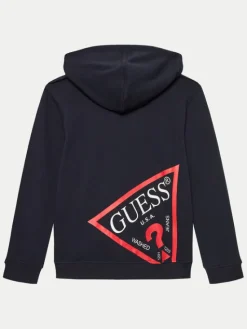 Guess Bluza L4RQ22 KAUG0 Granatowy Regular Fit