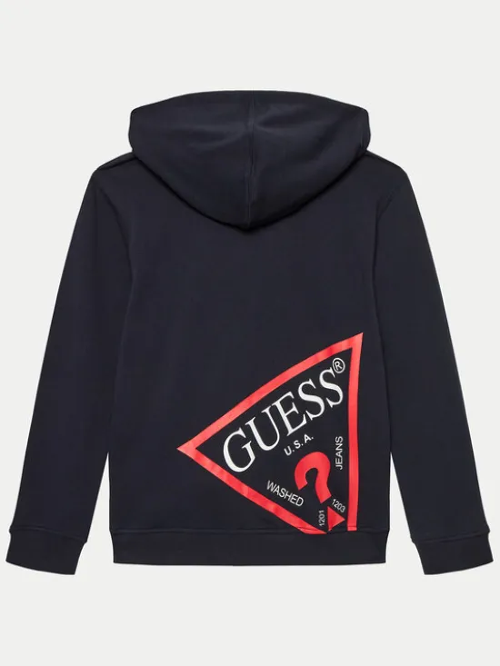Guess Bluza L4RQ22 KAUG0 Granatowy Regular Fit