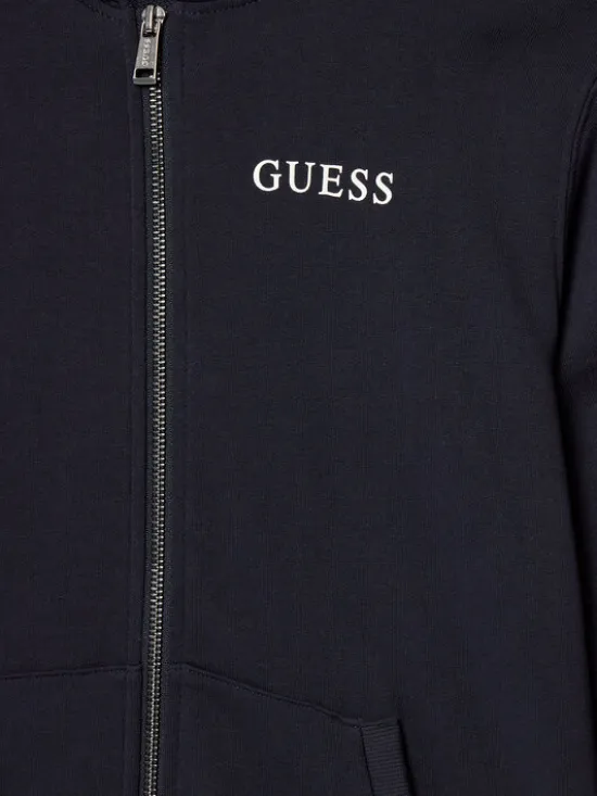 Guess Bluza L4RQ22 KAUG0 Granatowy Regular Fit