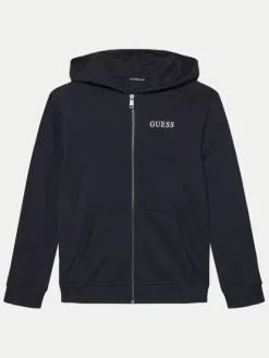 Guess Bluza L4RQ22 KAUG0 Granatowy Regular Fit