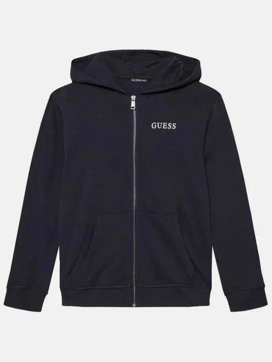 Guess Bluza L4RQ22 KAUG0 Granatowy Regular Fit